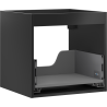 Mexen Box-A estructura del mueble bajo lavabo de 50 cm, 1 cajón, negro mate - 91AX0-0500-470-1-71