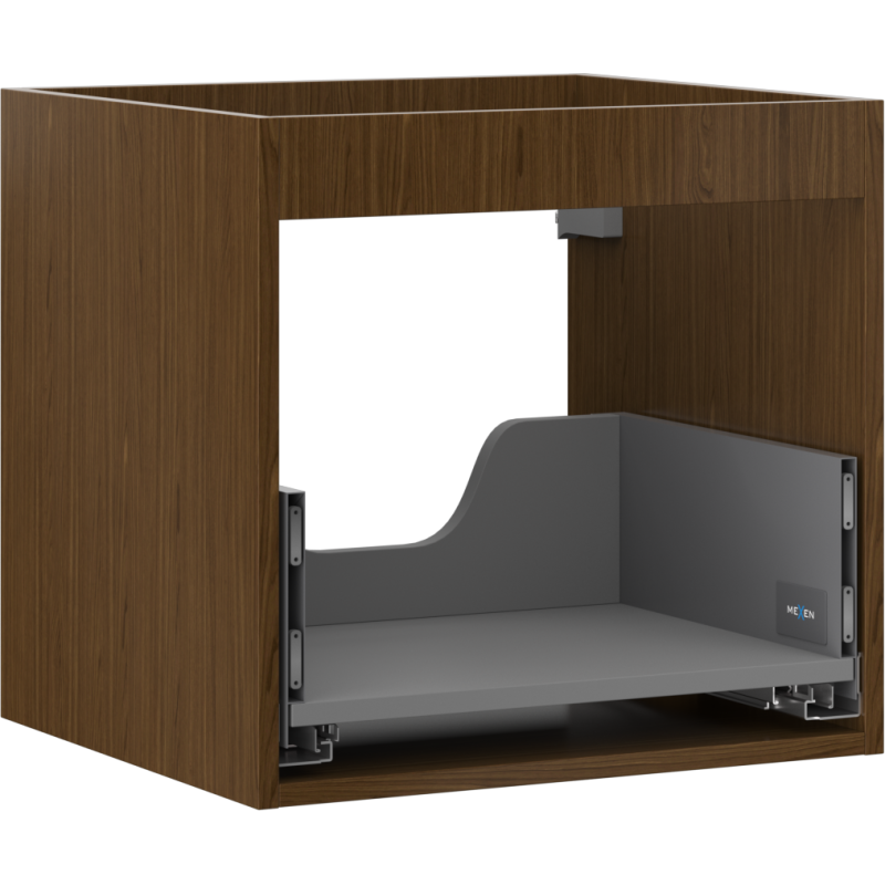 Mexen Box-A 50 cm pesualtaan alakaapin runko, 1 laatikko, pähkinä - 91AX0-0500-470-1-86