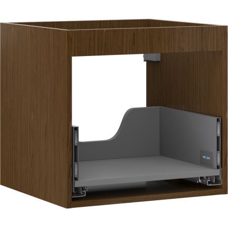 Mexen Box-A Korpuskorpus Unterschrank 50 cm, 1 Schublade, Nussbaum - 91AX0-0500-470-1-86