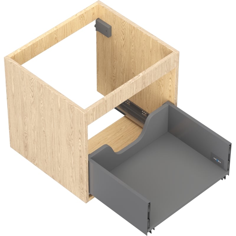 Mexen Box-A valamualuse kapi korpus 50 cm, 1 sahtel, tamm - 91AX0-0500-470-1-81