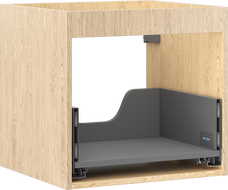 Mexen Box-A Korpus des Waschbeckenunterschranks 50 cm, 1 Schublade, Eiche - 91AX0-0500-470-1-81