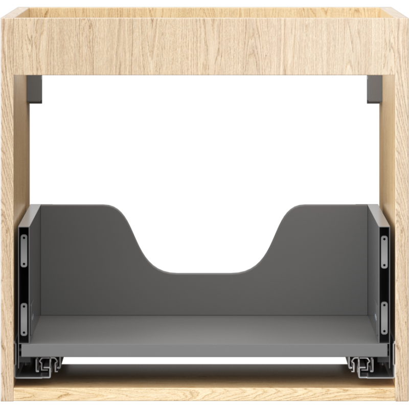 Mexen Box-A kastonderstel 50 cm, 1 lade, eik - 91AX0-0500-470-1-81