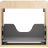 Mexen Box-A corps d'armoire sous lavabo 50 cm, 1 tiroir, chêne - 91AX0-0500-470-1-81