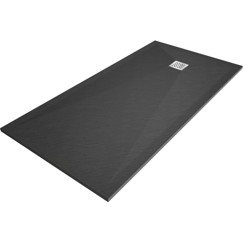Mexen Stone+ pravokutna kompozitna tuš kada 200 x 100 cm, antracit - 44711020