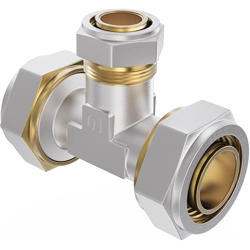 Mexen PEX-S Reduzier-T-Stück verschraubt PEX 20 x 16 x 16 - W97231-201616-00