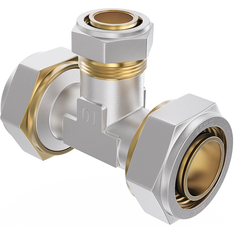 Mexen PEX-S trójnik redukcyjny skręcany PEX 25 x 16 x 25 - W97231-251625-00