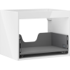 Mexen Box-A kastonderstel voor wastafel 60 cm, 1 lade, wit glans - 91AX0-0600-470-1-00