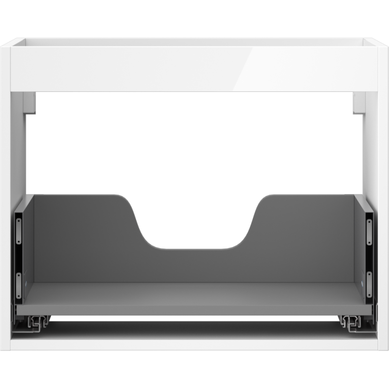 Mexen Box-A corpo del mobile lavabo 60 cm, 1 cassetto, bianco lucido - 91AX0-0600-470-1-00