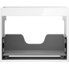 Mexen Box-A Korpus des Waschtischunterschranks 60 cm, 1 Schublade, weißer Glanz - 91AX0-0600-470-1-00