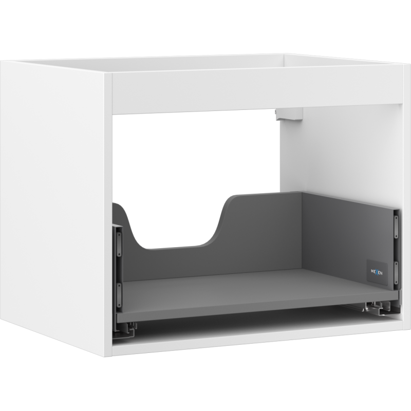 Mexen Box-A korpus szafki podumywalkowej 60 cm, 1 szuflada, biały mat - 91AX0-0600-470-1-01