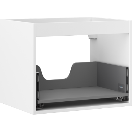 Mexen Box-A corpo dell'armadietto sottolavabo 60 cm, 1 cassetto, bianco opaco - 91AX0-0600-470-1-01