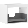 Meuble sous-vasque Mexen Box-A 60 cm, 1 tiroir, blanc mat - 91AX0-0600-470-1-01