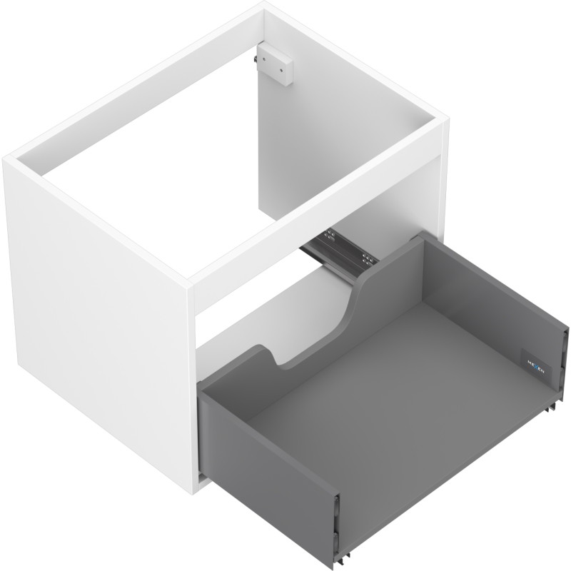 Mexen Box-A valamukapi karkass 60 cm, 1 sahtel, valge matt - 91AX0-0600-470-1-01