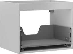 Mexen Box-A kastlichaam voor wastafelonderkast 60 cm, 1 lade, grijze mat - 91AX0-0600-470-1-62