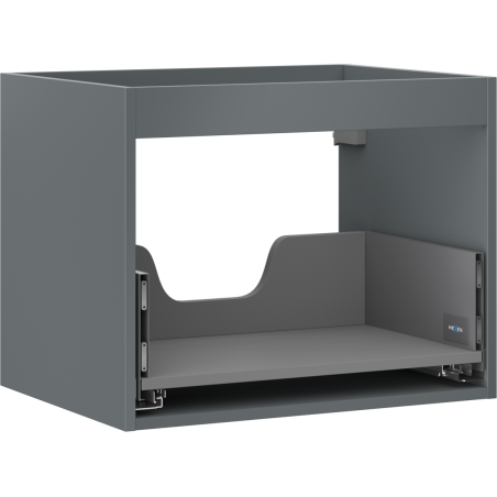 Mexen Box-A Korpus Unterschrank 60 cm, 1 Schublade, Graphit Matt - 91AX0-0600-470-1-66