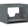 Mexen Box-A Korpus Unterschrank 60 cm, 1 Schublade, Graphit Matt - 91AX0-0600-470-1-66