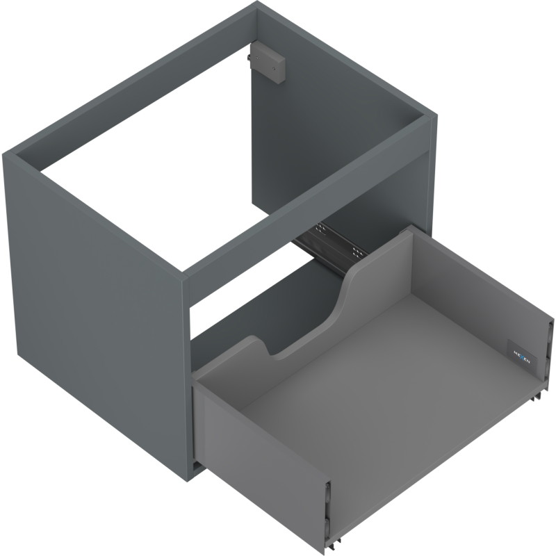 Mexen Box-A valamualusektsiooni karkass 60 cm, 1 sahtel, grafiit matt - 91AX0-0600-470-1-66