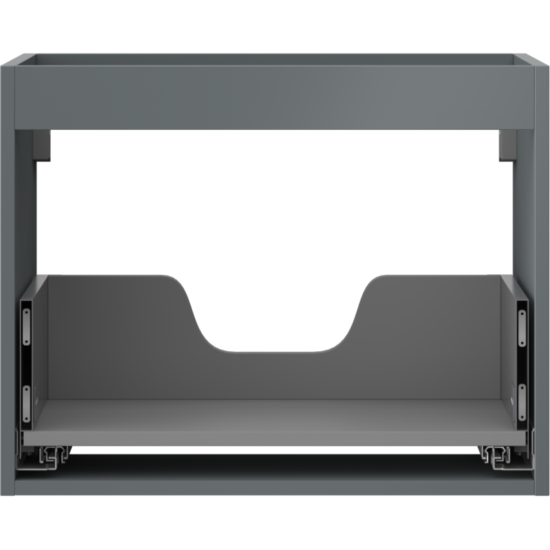 Mexen Box-A corps de meuble sous-lavabo 60 cm, 1 tiroir, graphite mat - 91AX0-0600-470-1-66