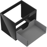 Mexen Box-A korpus szafki podumywalkowej 60 cm, 1 szuflada, czarny połysk - 91AX0-0600-470-1-70