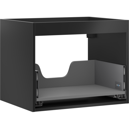 Mexen Box-A Korpus für Unterschrank 60 cm, 1 Schublade, Schwarz matt - 91AX0-0600-470-1-71