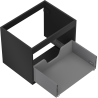Mexeni Box-A valamukapi korpus 60 cm, 1 sahtel, must matt - 91AX0-0600-470-1-71