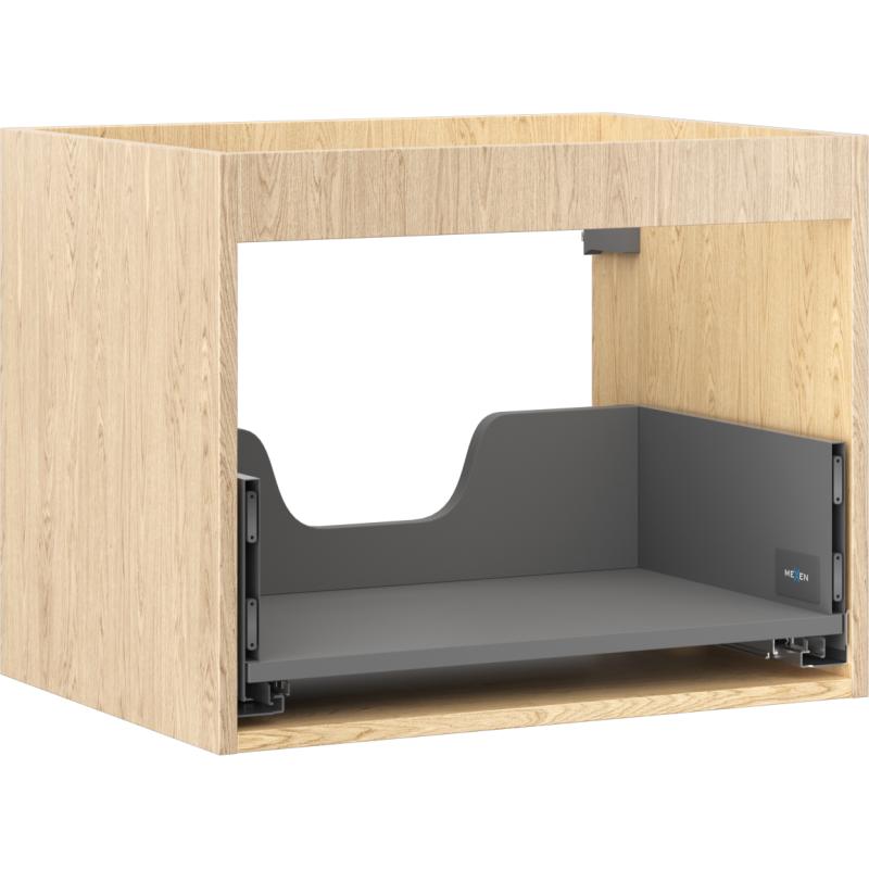 Mexen Box-A izlietnes skapīša korpuss 60 cm, 1 atvilktne, ozols - 91AX0-0600-470-1-81