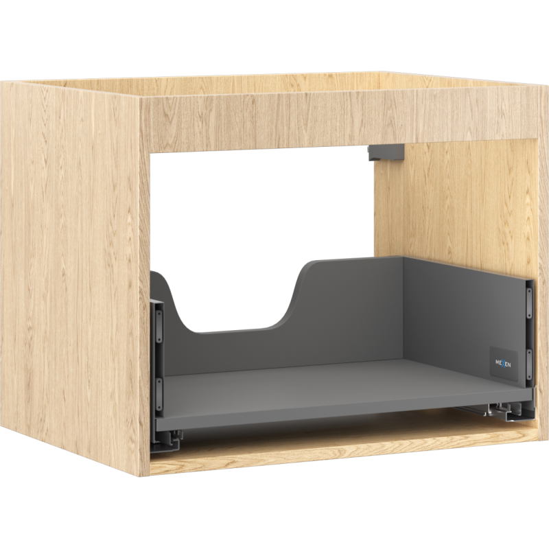 Mexen Box-A Korpus des Waschtischunterschranks 60 cm, 1 Schublade, Eiche - 91AX0-0600-470-1-81