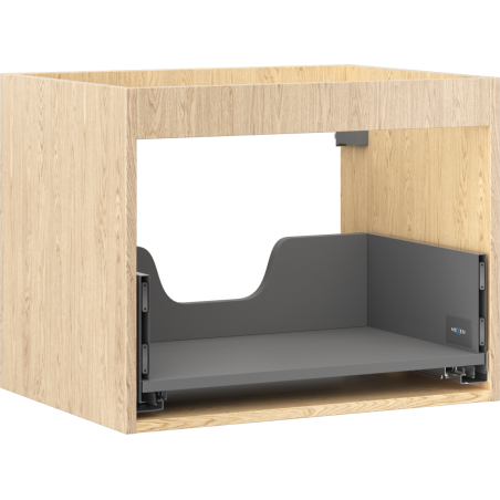 Mexen Box-A kastlichaam voor wastafelmeubel 60 cm, 1 lade, eik - 91AX0-0600-470-1-81