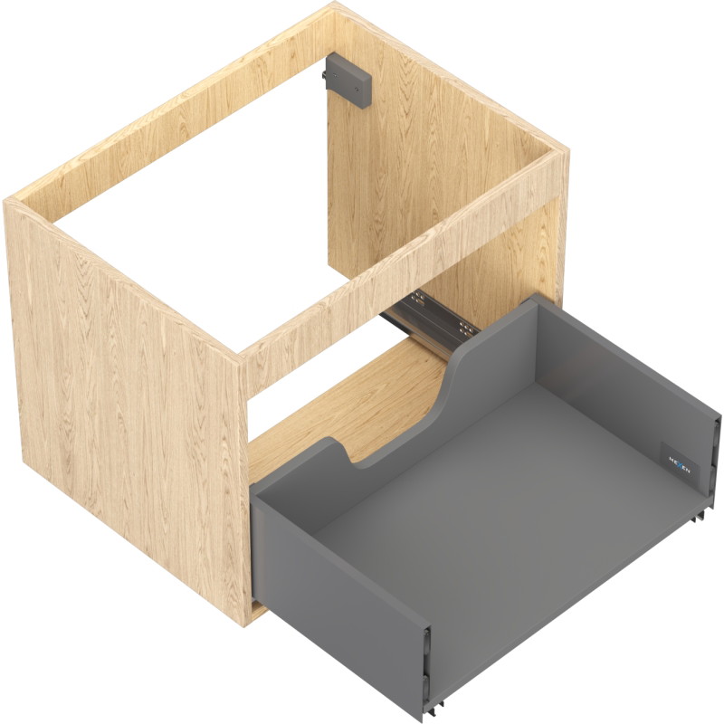 Mexen Box-A valamualuse kapi korpus 60 cm, 1 sahtel, tamm - 91AX0-0600-470-1-81