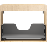 Mexen Box-A Korpus des Waschtischunterschranks 60 cm, 1 Schublade, Eiche - 91AX0-0600-470-1-81