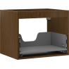 Mexen Box-A korpus ormara ispod umivaonika 60 cm, 1 ladica, orah - 91AX0-0600-470-1-86