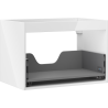 Mexen Box-A Korpus eines Waschbeckenunterschranks 70 cm, 1 Schublade, weiß glänzend - 91AX0-0700-470-1-00