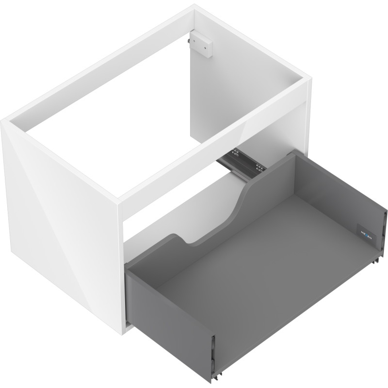 Mexen Box-A korpus ormarića ispod umivaonika 70 cm, 1 ladica, bijeli sjaj - 91AX0-0700-470-1-00