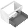 Mexen Box-A kastlichaam 70 cm, 1 lade, witte glans - 91AX0-0700-470-1-00