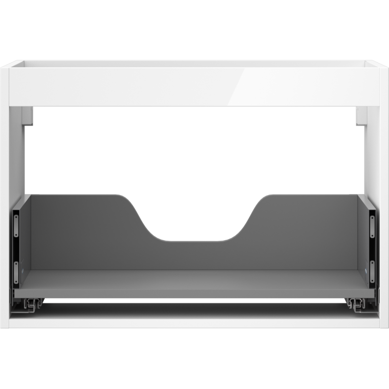 Mexen Box-A kastlichaam voor wastafelonderkast 70 cm, 1 lade, wit glanzend - 91AX0-0700-470-1-00