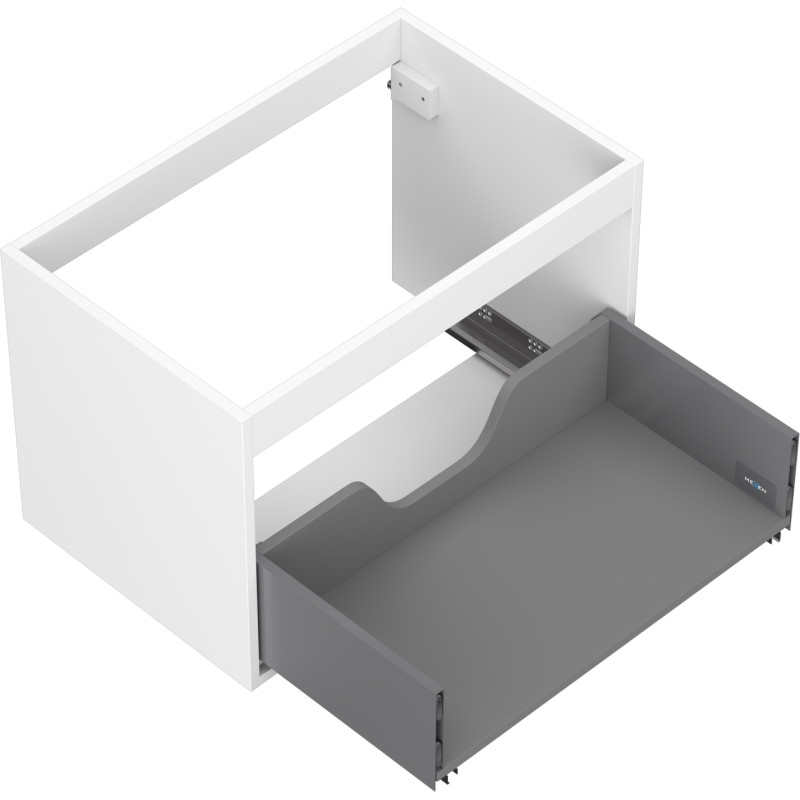 Mexen Box-A korpus ormarića ispod umivaonika 70 cm, 1 ladica, bijeli mat - 91AX0-0700-470-1-01