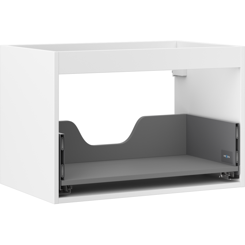 Mexen Box-A korpus szafki podumywalkowej 70 cm, 1 szuflada, biały mat - 91AX0-0700-470-1-01