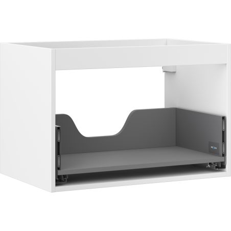 Mexen Box-A cuerpo del mueble bajo lavabo 70 cm, 1 cajón, blanco mate - 91AX0-0700-470-1-01