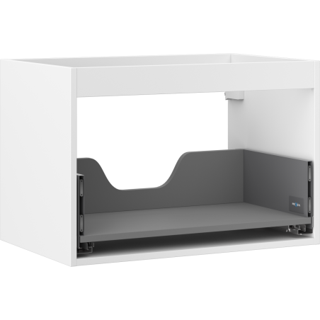 Mexen Box-A korpus szafki podumywalkowej 70 cm, 1 szuflada, biały mat - 91AX0-0700-470-1-01