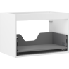 Mexen Box-A cuerpo del mueble bajo lavabo 70 cm, 1 cajón, blanco mate - 91AX0-0700-470-1-01