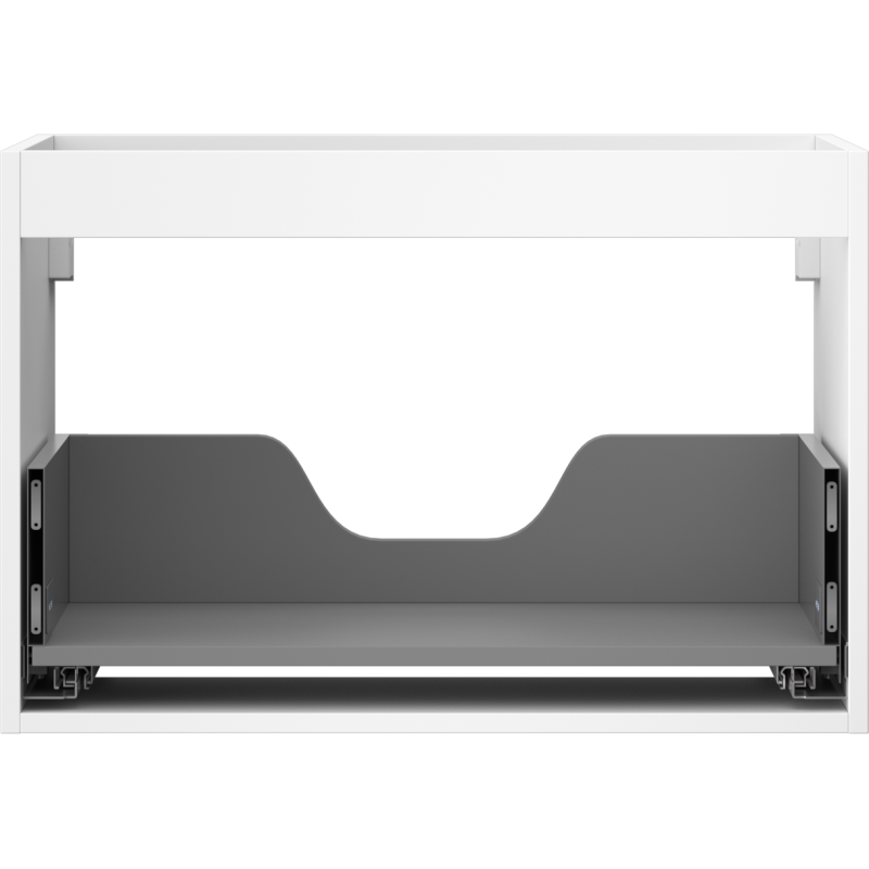 Mexen Box-A cuerpo del mueble bajo lavabo 70 cm, 1 cajón, blanco mate - 91AX0-0700-470-1-01