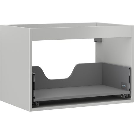Mexen Box-A Waschtischunterschrank 70 cm, 1 Schublade, graumatt - 91AX0-0700-470-1-62