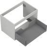 Mexen Box-A valamualuse kapi korpus 70 cm, 1 sahtel, hall matt - 91AX0-0700-470-1-62