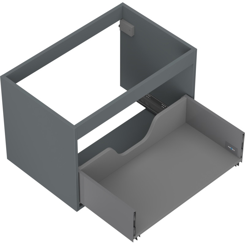 Mexen Box-A valamukapi korpus 70 cm, 1 sahtel, matt grafiit - 91AX0-0700-470-1-66