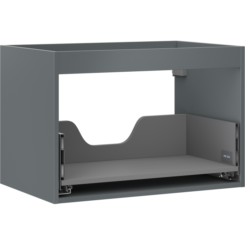 Mexen Box-A cabinet corpus under-sink 70 cm, 1 drawer, matte graphite - 91AX0-0700-470-1-66