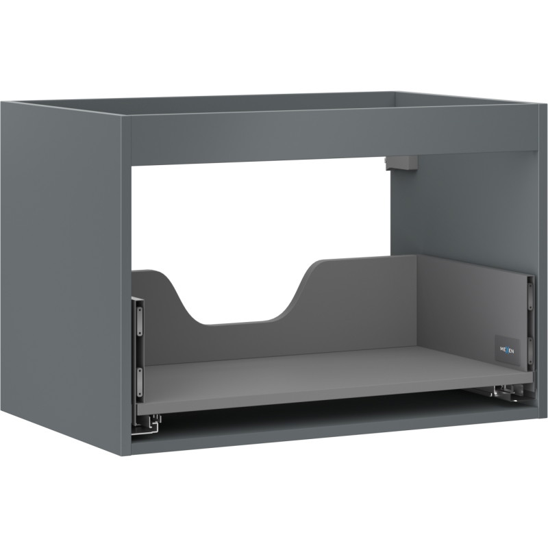 Mexen Box-A valamukapi korpus 70 cm, 1 sahtel, matt grafiit - 91AX0-0700-470-1-66
