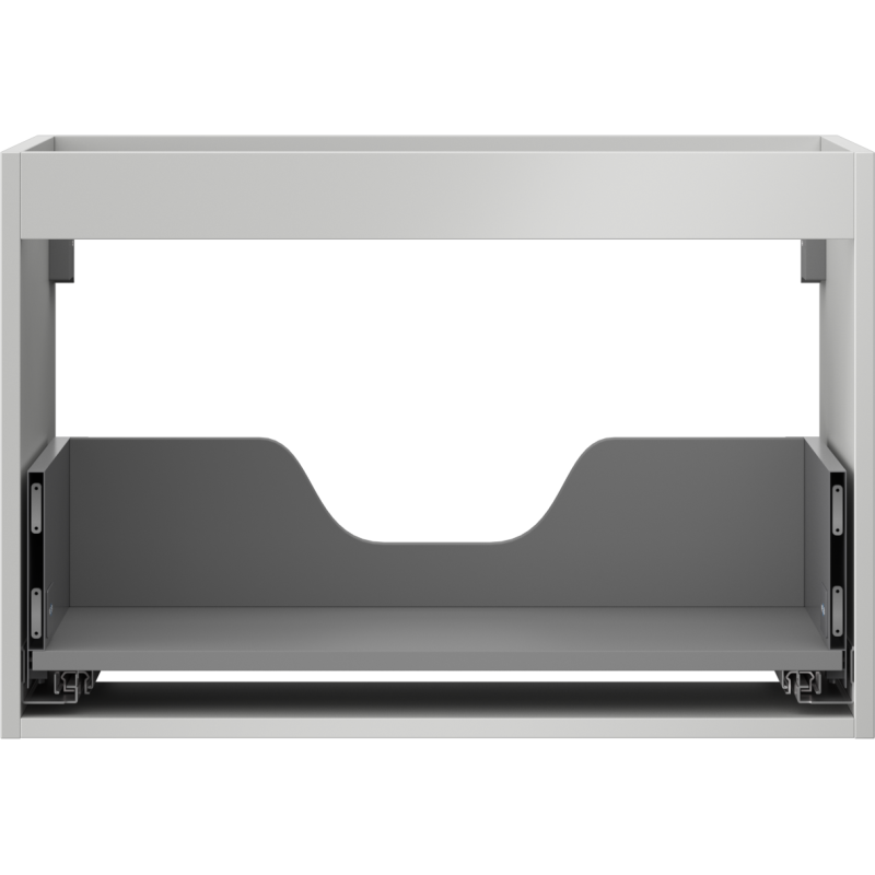 Mexen Box-A Korpus des Waschtischunterschranks 70 cm, 1 Schublade, Grau Matt - 91AX0-0700-470-1-62