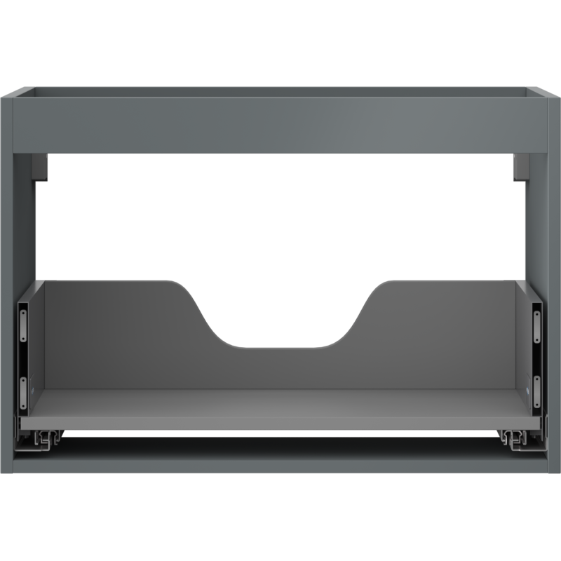 Mexen Box-A corps d'armoire sous lavabo 70 cm, 1 tiroir, graphite mat - 91AX0-0700-470-1-66