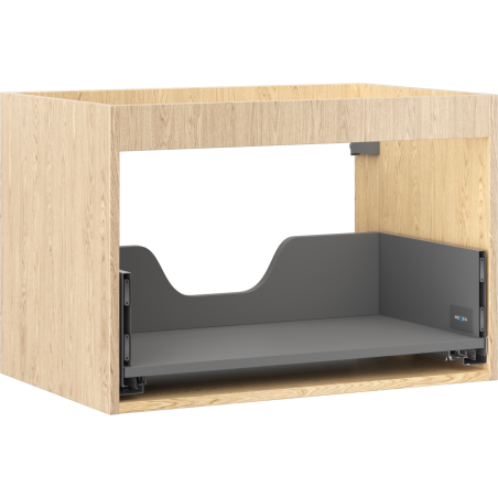 Mexen Box-A cabinet body under washbasin 70 cm, 1 drawer, oak - 91AX0-0700-470-1-81