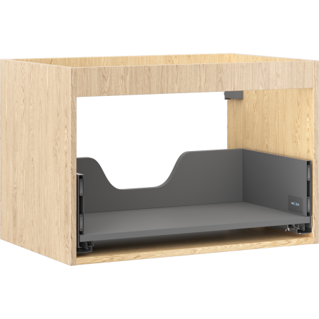 Mexen Box-A cuerpo de mueble bajo lavabo 70 cm, 1 cajón, roble - 91AX0-0700-470-1-81
